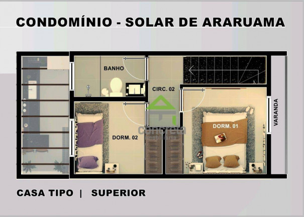 Imagem Casa de Condomínio com 2 Quartos à Venda, 52 m² em Jardim Atalaia - Cotia Imagem Casa de Condomínio com 2 Quartos à Venda, 52 m² em Jardim Atalaia - Cotia
