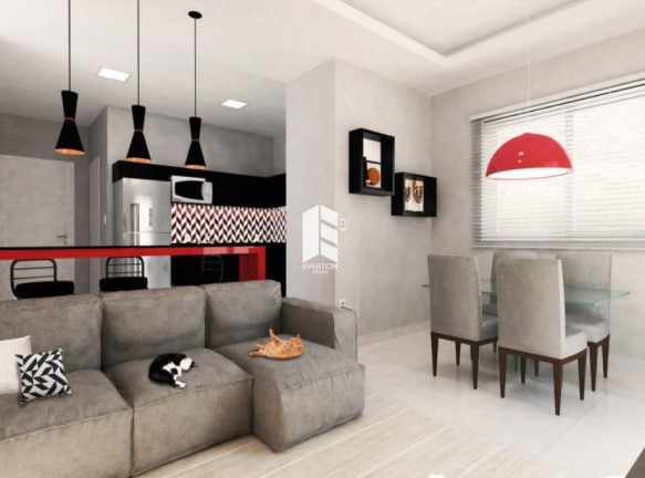 Imagem Apartamento com 2 Quartos à Venda, 107 m² em Camobi - Santa Maria