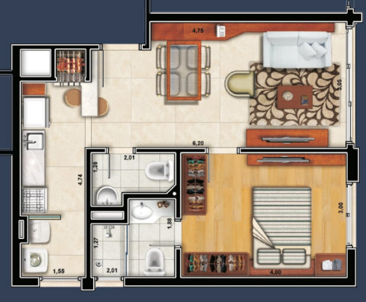 Imagem Apartamento com 1 Quarto à Venda, 71 m² em Higienópolis - Porto Alegre
