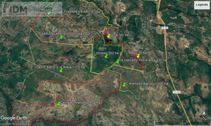 Imagem Chácara à Venda, 45.000.000 m² em Setor Central - Taipas Do Tocantins
