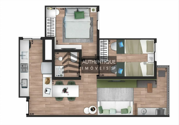 Imagem Apartamento com 2 Quartos à Venda, 55 m² em Centro - São Bernardo Do Campo Imagem Apartamento com 2 Quartos à Venda, 55 m² em Centro - São Bernardo Do Campo