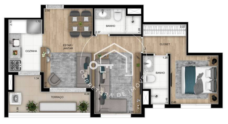 Imagem Apartamento com 2 Quartos à Venda, 55 m² em Lapa - São Paulo Imagem Apartamento com 2 Quartos à Venda, 55 m² em Lapa - São Paulo