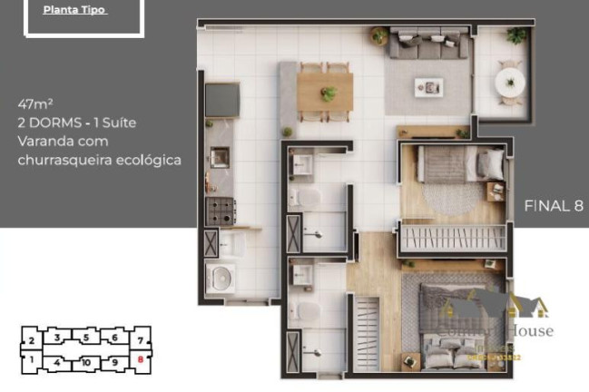 Imagem Apartamento com 2 Quartos à Venda, 41 m² em Vila Palmares - Santo André Imagem Apartamento com 2 Quartos à Venda, 41 m² em Vila Palmares - Santo André
