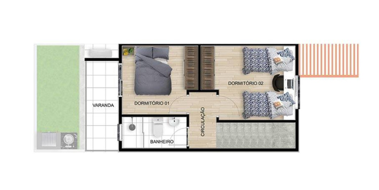 Imagem Casa com 2 Quartos à Venda,  em Jardim Sandra - Cotia