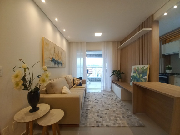 Imagem Apartamento com 1 Quarto para Alugar, 66 m² em Boqueirão - Santos