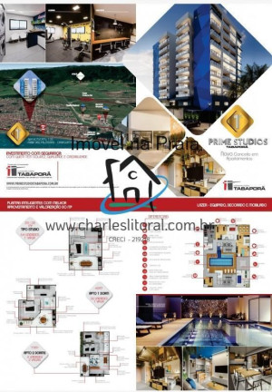 Imagem Apartamento com 1 Quarto à Venda, 38 m² em Praia Das Palmeiras - Caraguatatuba