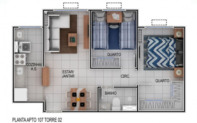 Imagem Imóvel com 2 Quartos à Venda, 43 m² em Alcântara - São Gonçalo