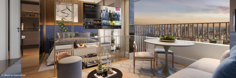 Imagem Imóvel com 1 Quarto à Venda, 33 m² em Indianópolis - São Paulo
