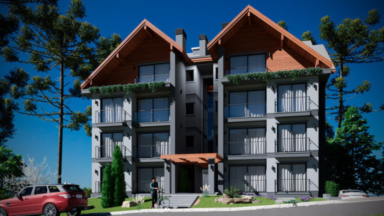 Apartamento com 1 Quarto à Venda, 46 m² em Moura - Gramado