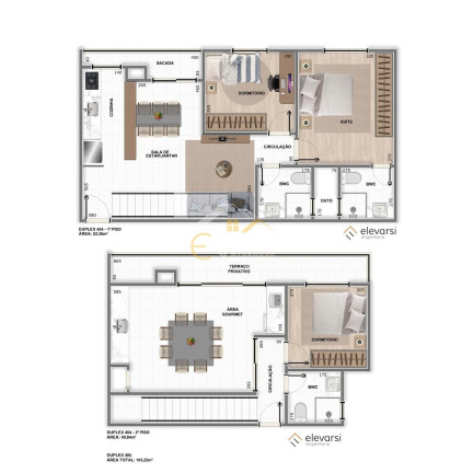 Imagem Apartamento com 2 Quartos à Venda, 62 m² em Centro - Pinhais Imagem Apartamento com 2 Quartos à Venda, 62 m² em Centro - Pinhais