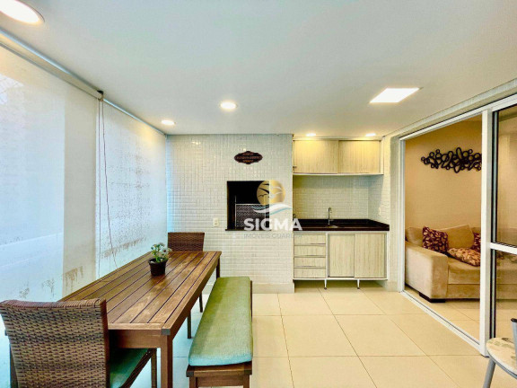 Apartamento com 3 Quartos à Venda, 109 m² em Pitangueiras - Guarujá