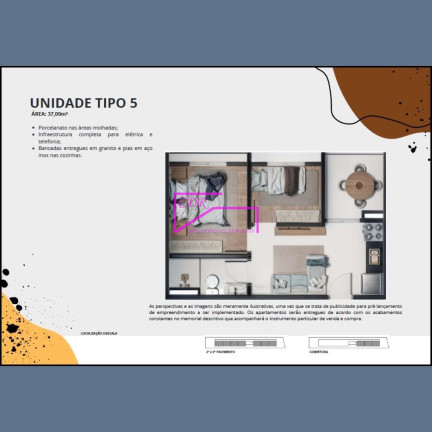 Apartamento com 2 Quartos à Venda, 37 m² em Parque Boturussu - São Paulo
