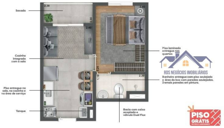 Imagem Apartamento com 1 Quarto à Venda, 27 m² em Guaiaúna - São Paulo Imagem Apartamento com 1 Quarto à Venda, 27 m² em Guaiaúna - São Paulo