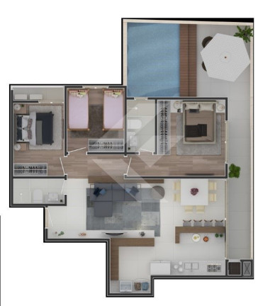 Imagem Cobertura com 3 Quartos à Venda, 115 m² em Fazenda - Itajaí