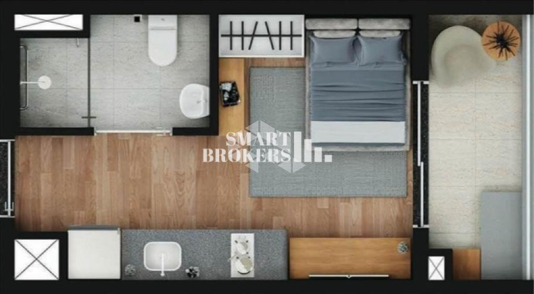 Imagem Apartamento com 1 Quarto à Venda, 24 m² em Vila Clementino - São Paulo
