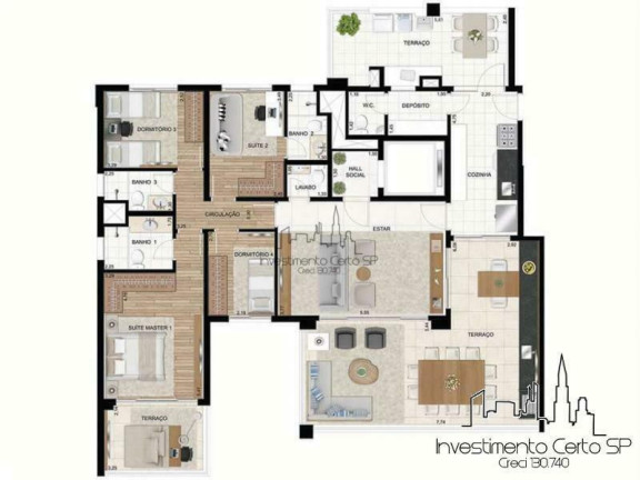 Imagem Apartamento com 3 Quartos à Venda, 172 m² em Moema - São Paulo Imagem Apartamento com 3 Quartos à Venda, 172 m² em Moema - São Paulo