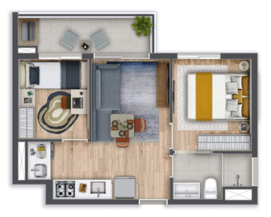 Imagem Apartamento com 2 Quartos à Venda, 39 m² em Pinheiros - São Paulo