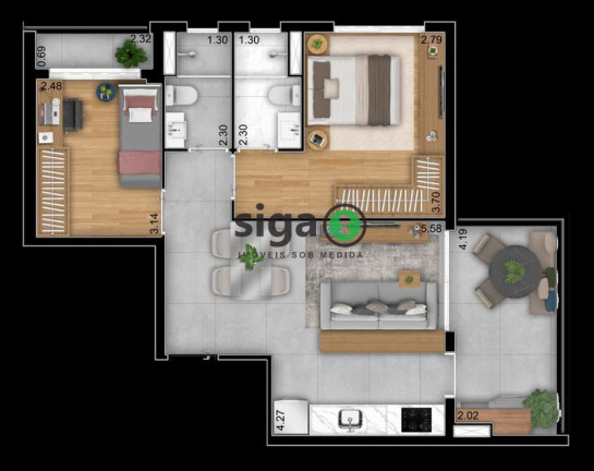 Imagem Apartamento com 2 Quartos à Venda, 68 m² em Saúde - São Paulo Imagem Apartamento com 2 Quartos à Venda, 68 m² em Saúde - São Paulo