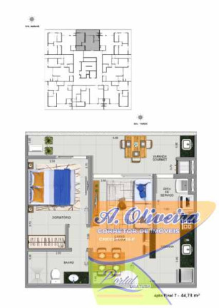 Imagem Apartamento com 1 Quarto à Venda, 44 m² em Itaguá - Ubatuba Imagem Apartamento com 1 Quarto à Venda, 44 m² em Itaguá - Ubatuba