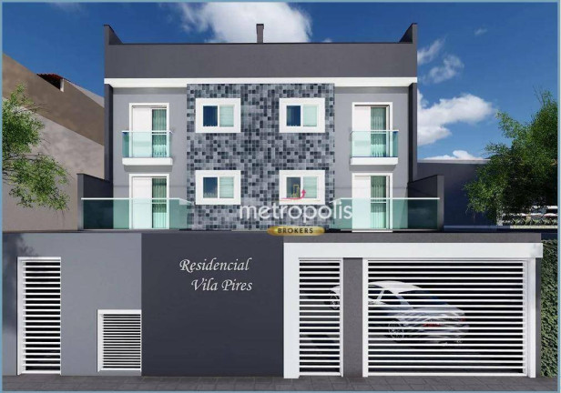 Apartamento com 2 Quartos à Venda, 40 m² em Vila Pires - Santo André