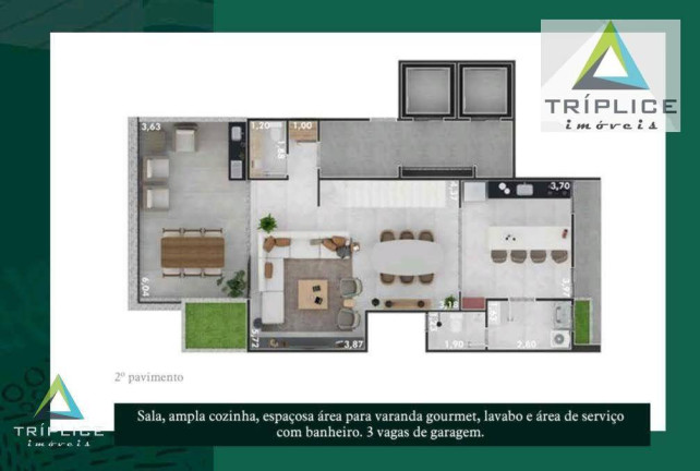 Imagem Cobertura com 4 Quartos à Venda, 260 m² em Santa Helena - Juiz De Fora
