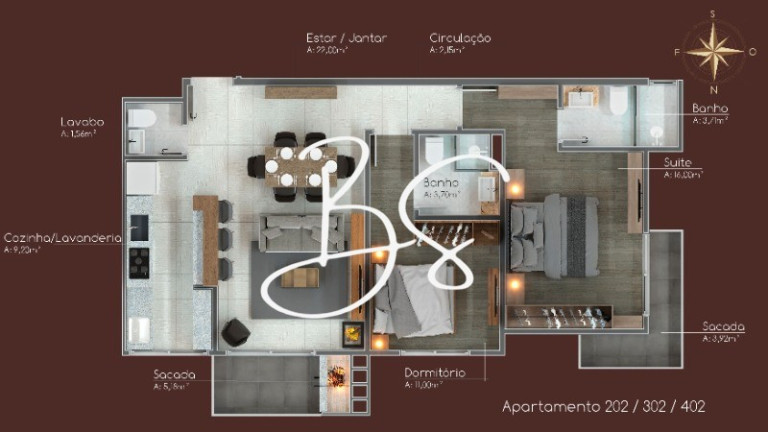 Imagem Apartamento com 2 Quartos à Venda, 81 m² em Centro - Canela