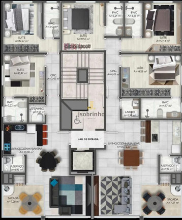 Imagem Apartamento com 2 Quartos à Venda, 85 m² em Perequê - Porto Belo
