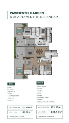 Imagem Apartamento com 2 Quartos à Venda, 75 m² em Centro - Cascavel