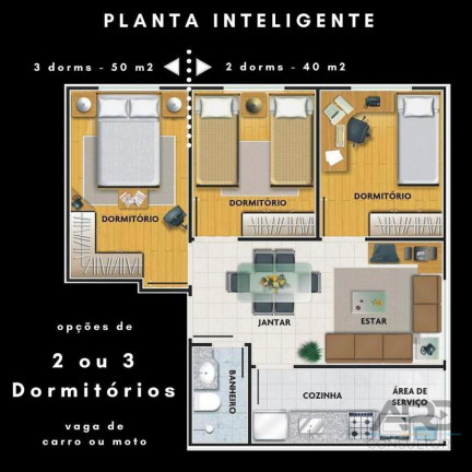 Imagem Apartamento com 2 Quartos à Venda, 40 m² em Vila Nova Curuçá - São Paulo