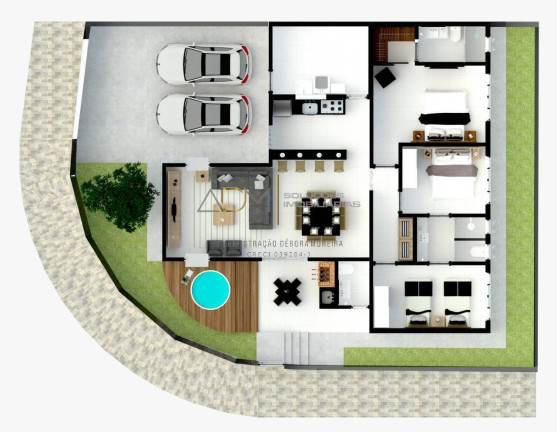 Imagem Casa com 3 Quartos à Venda, 152 m² em Jardim Regina - Botucatu