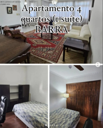 Imagem Imóvel com 4 Quartos à Venda, 193 m² em Barra - Salvador Imagem Imóvel com 4 Quartos à Venda, 193 m² em Barra - Salvador