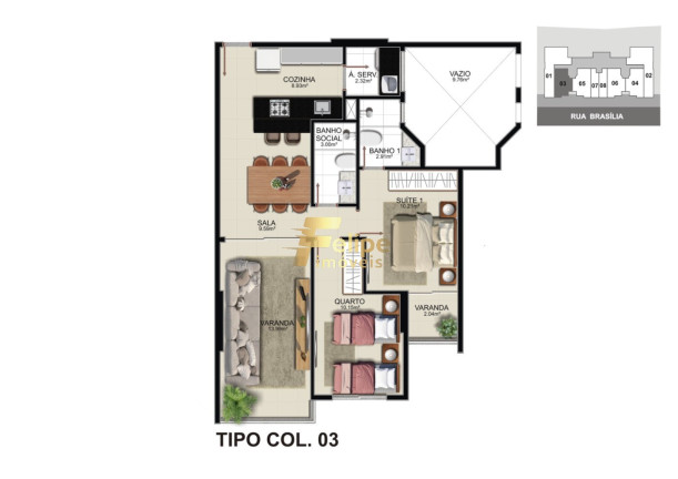 Imagem Imóvel com 3 Quartos à Venda, 113 m² em Praia Do Morro - Guarapari Imagem Imóvel com 3 Quartos à Venda, 113 m² em Praia Do Morro - Guarapari