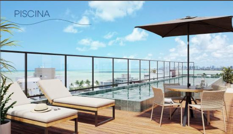 Imagem Apartamento com 1 Quarto à Venda, 29 m² em Camboinha - Cabedelo