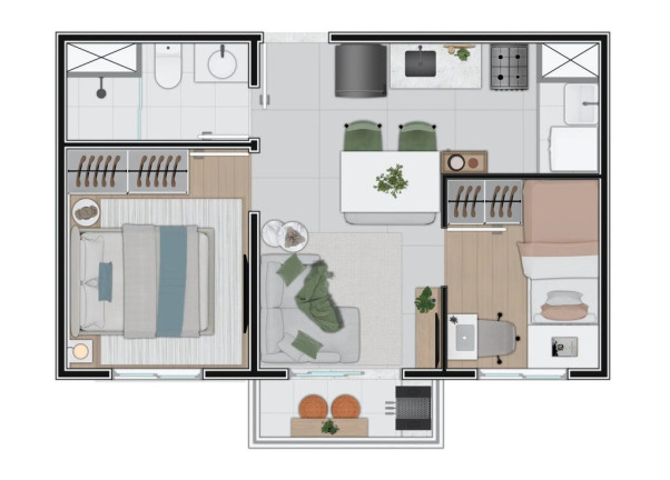 Imagem Apartamento com 2 Quartos à Venda, 39 m² em Alto Da Moóca - São Paulo Imagem Apartamento com 2 Quartos à Venda, 39 m² em Alto Da Moóca - São Paulo