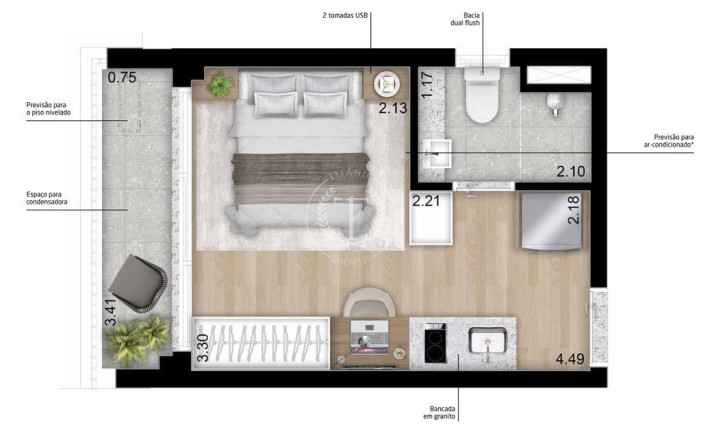 Imagem Apartamento com 1 Quarto à Venda, 26 m² em Vila Madalena - São Paulo
