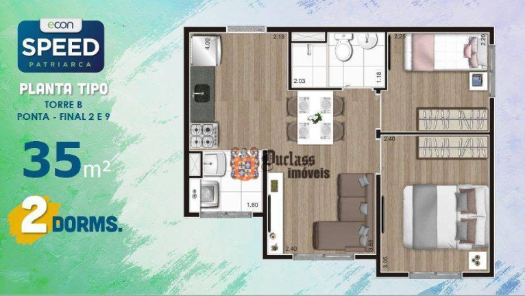 Imagem Apartamento com 2 Quartos à Venda, 35 m² em Cidade Patriarca - São Paulo Imagem Apartamento com 2 Quartos à Venda, 35 m² em Cidade Patriarca - São Paulo
