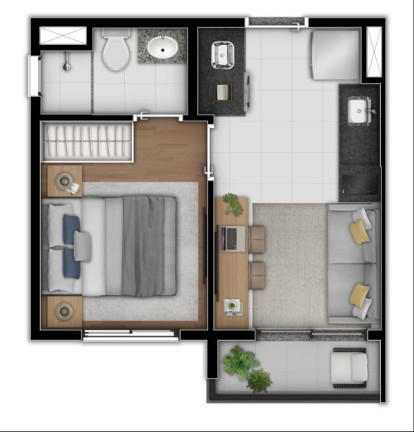 Imagem Apartamento com 2 Quartos à Venda, 36 m² em Vila Olímpia - São Paulo Imagem Apartamento com 2 Quartos à Venda, 36 m² em Vila Olímpia - São Paulo
