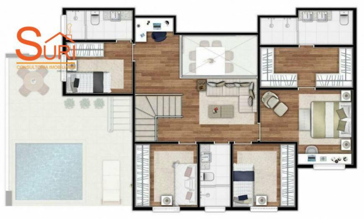 Imagem Apartamento com 4 Quartos à Venda, 130 m² em Centro - Diadema Imagem Apartamento com 4 Quartos à Venda, 130 m² em Centro - Diadema