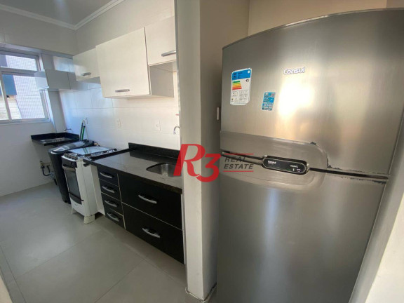 Imagem Apartamento com 1 Quarto para Alugar, 45 m² em Gonzaga - Santos