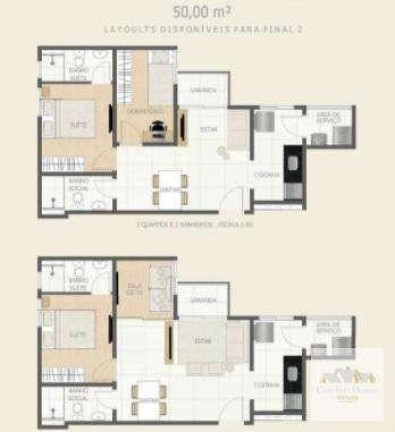 Imagem Apartamento com 2 Quartos à Venda, 50 m² em Vila Curuçá - Santo André Imagem Apartamento com 2 Quartos à Venda, 50 m² em Vila Curuçá - Santo André