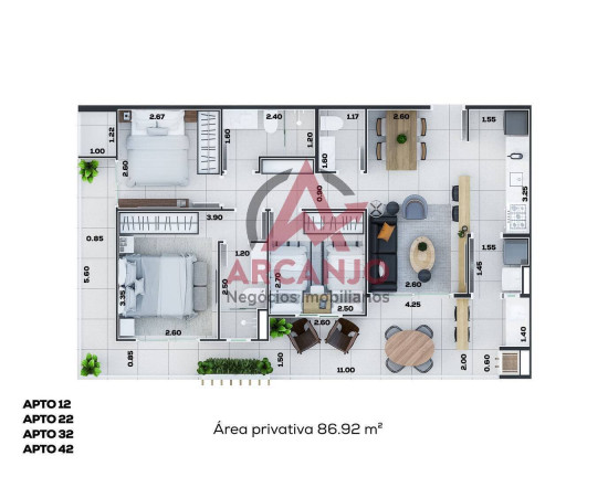 Imagem Apartamento com 3 Quartos à Venda, 91 m² em Itagua - Ubatuba Imagem Apartamento com 3 Quartos à Venda, 91 m² em Itagua - Ubatuba