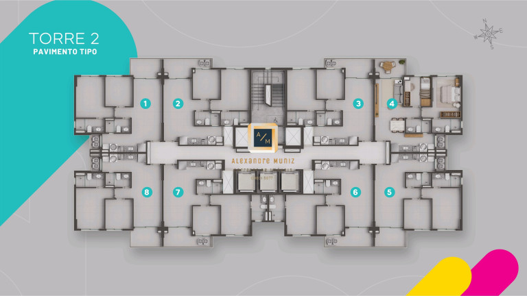Imagem Apartamento com 2 Quartos à Venda, 55 m² em Cocó - Fortaleza Imagem Apartamento com 2 Quartos à Venda, 55 m² em Cocó - Fortaleza