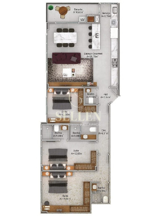 Imagem Apartamento com 3 Quartos à Venda, 145 m² em Andorinha - Itapema Imagem Apartamento com 3 Quartos à Venda, 145 m² em Andorinha - Itapema