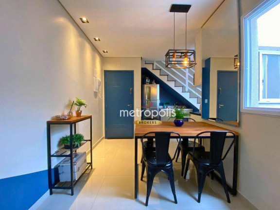 Imagem Cobertura com 2 Quartos à Venda, 96 m² em Santa Maria - Santo André Imagem Cobertura com 2 Quartos à Venda, 96 m² em Santa Maria - Santo André