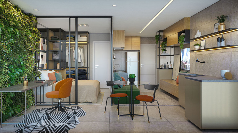 Imóvel com 1 Quarto à Venda, 26 m² em Sumaré - São Paulo
