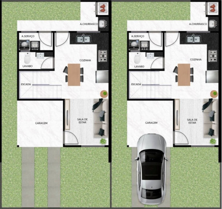 Imagem Sobrado com 3 Quartos à Venda, 90 m² em Itajubá - Barra Velha