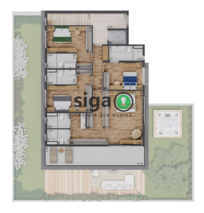 Imagem Apartamento com 4 Quartos à Venda, 421 m² em Jardim Guedala - São Paulo