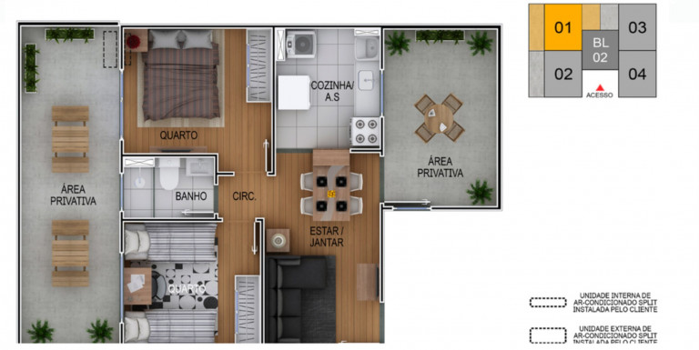 Imagem Imóvel com 1 Quarto à Venda, 40 m² em Restinga - Porto Alegre Imagem Imóvel com 1 Quarto à Venda, 40 m² em Restinga - Porto Alegre