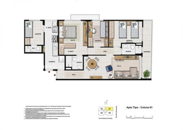 Imagem Apartamento com 3 Quartos à Venda, 98 m² em Rio De Janeiro Imagem Apartamento com 3 Quartos à Venda, 98 m² em Rio De Janeiro