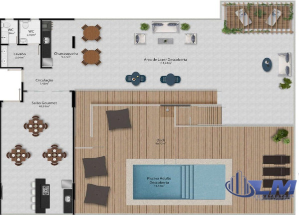 Imagem Imóvel com 1 Quarto à Venda, 32 m² em Jardim Camburi - Vitória